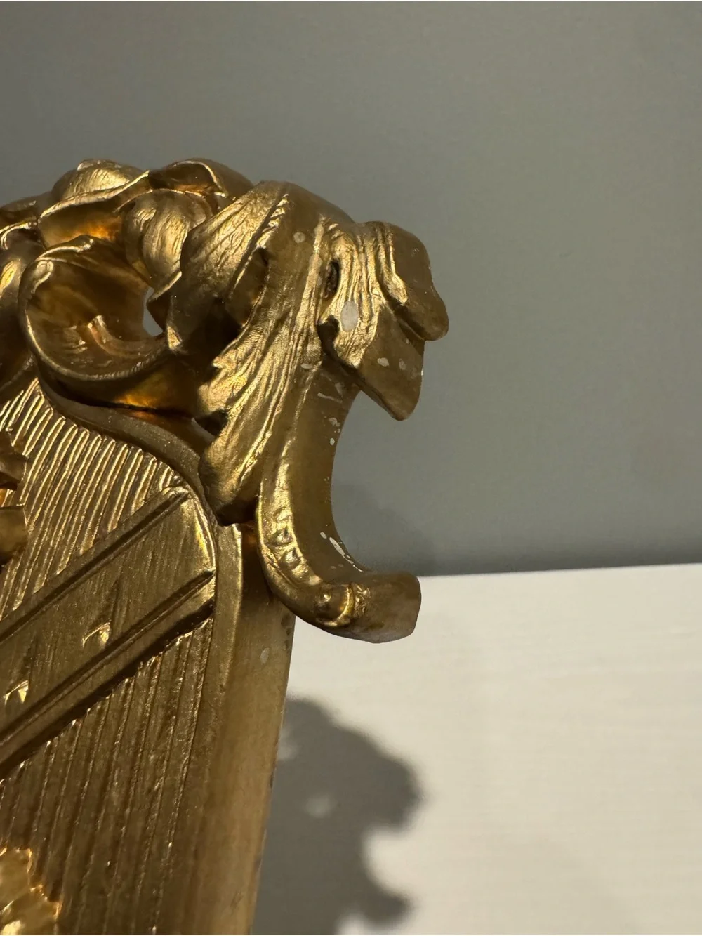 Gold Decorative Wall Crest - Elegant Home Wall Decor